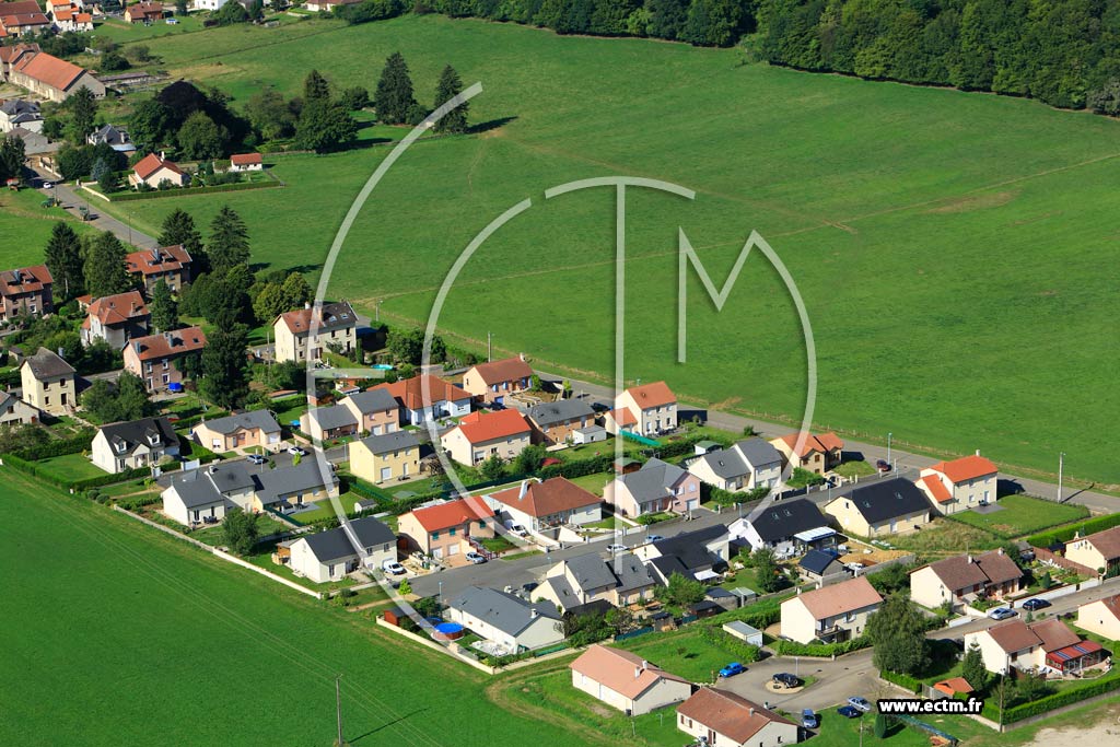 Photo arienne de Errouville (Les Cits)