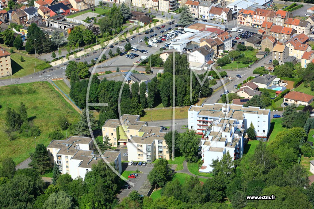 Photo arienne de Longlaville