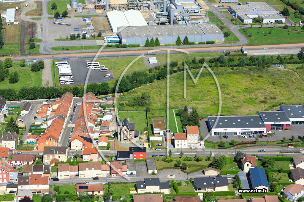 Photo arienne de Longlaville