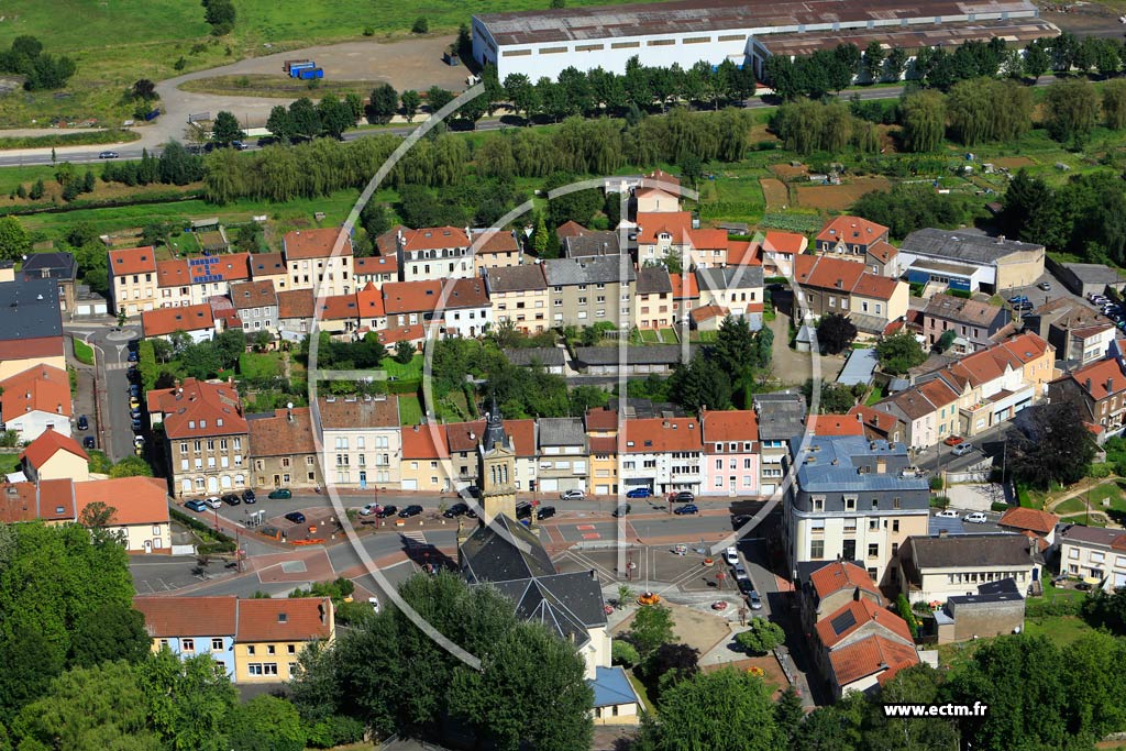 Photo arienne de Longlaville