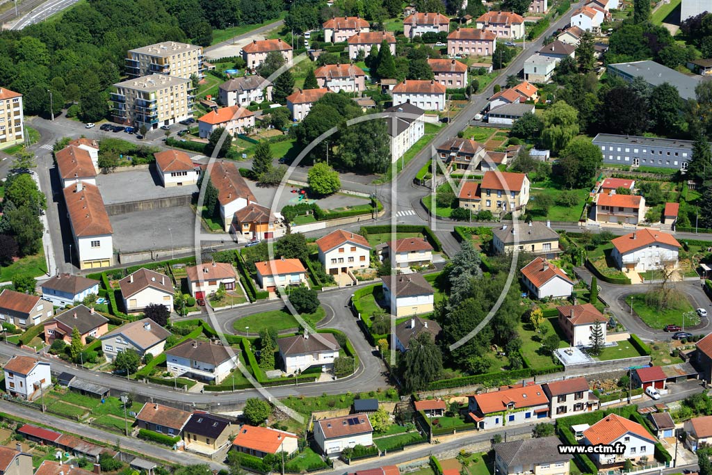 Photo arienne de Longuyon (Les pinettes)