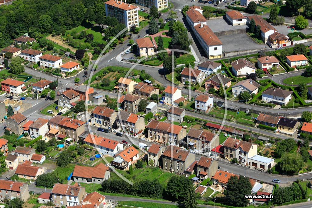 Photo arienne de Longuyon (Les pinettes)