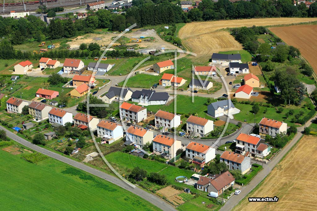 Photo arienne de Longuyon (Route de Sorbey)