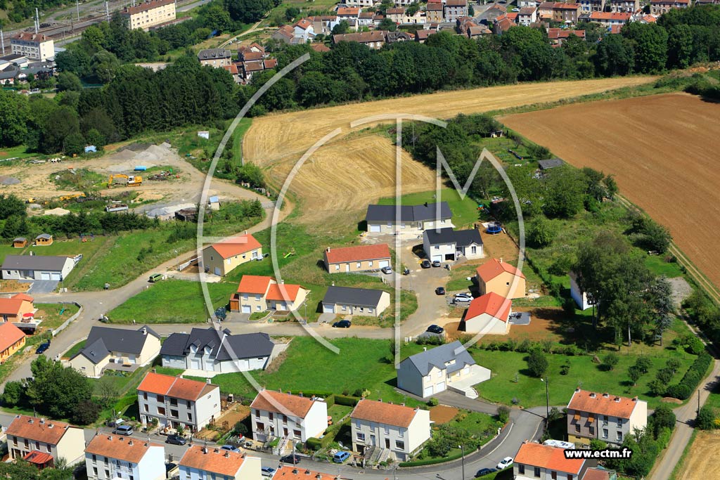 Photo arienne de Longuyon (Route de Sorbey)