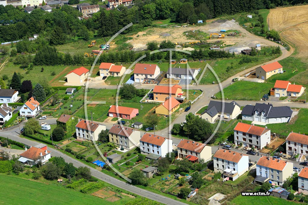 Photo arienne de Longuyon (Route de Sorbey)