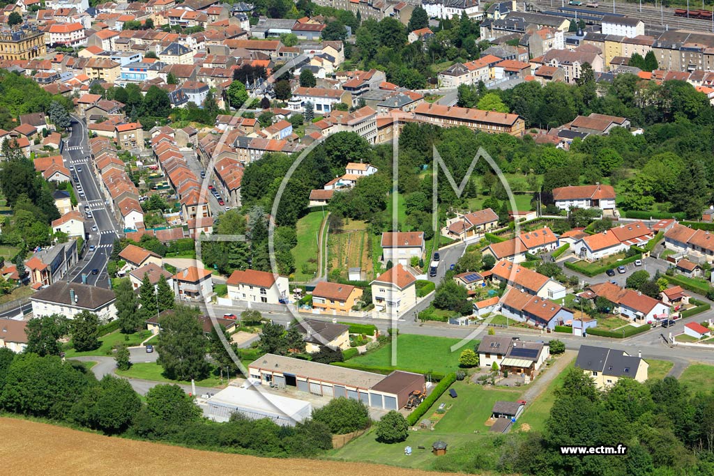 Photo arienne de Longuyon (Route de Sorbey)