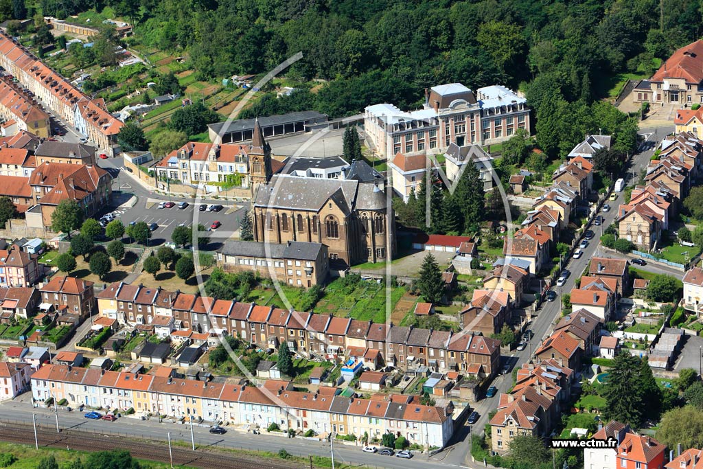 Photo arienne de Longwy (Gouraincourt)