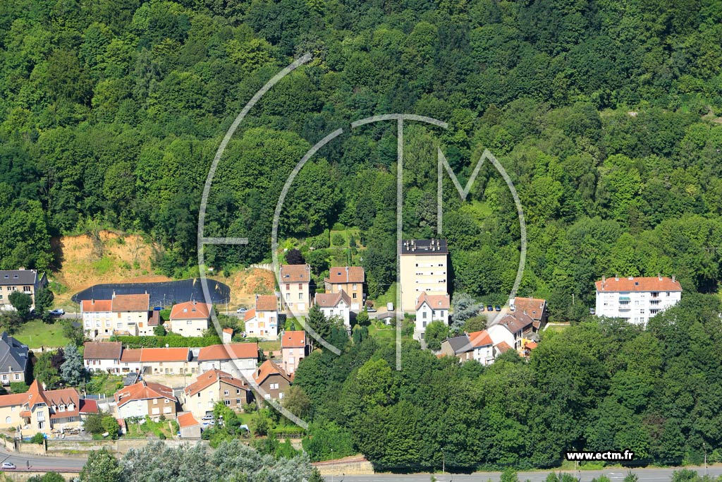 Photo arienne de Longwy (Gouraincourt)