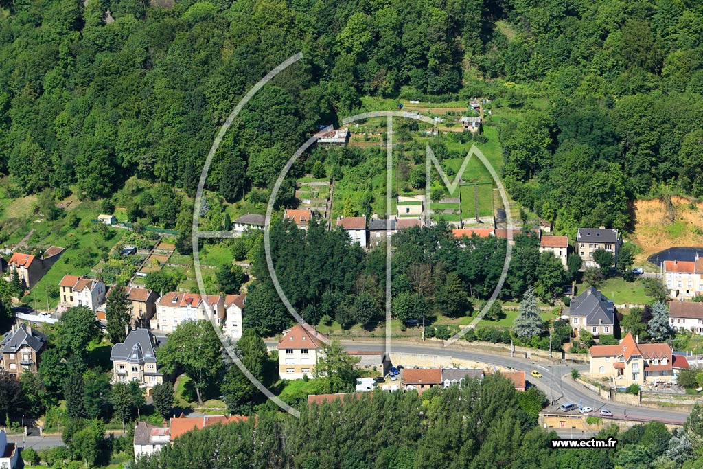 Photo arienne de Longwy (Gouraincourt)