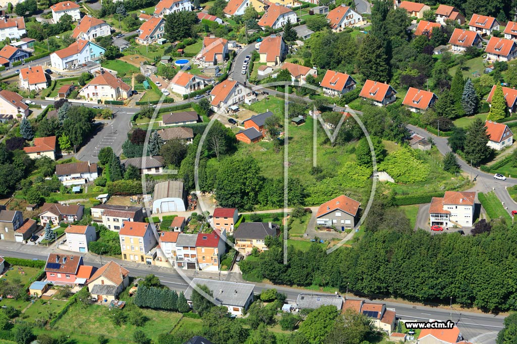 Photo arienne de Longwy (l'Esplanade)