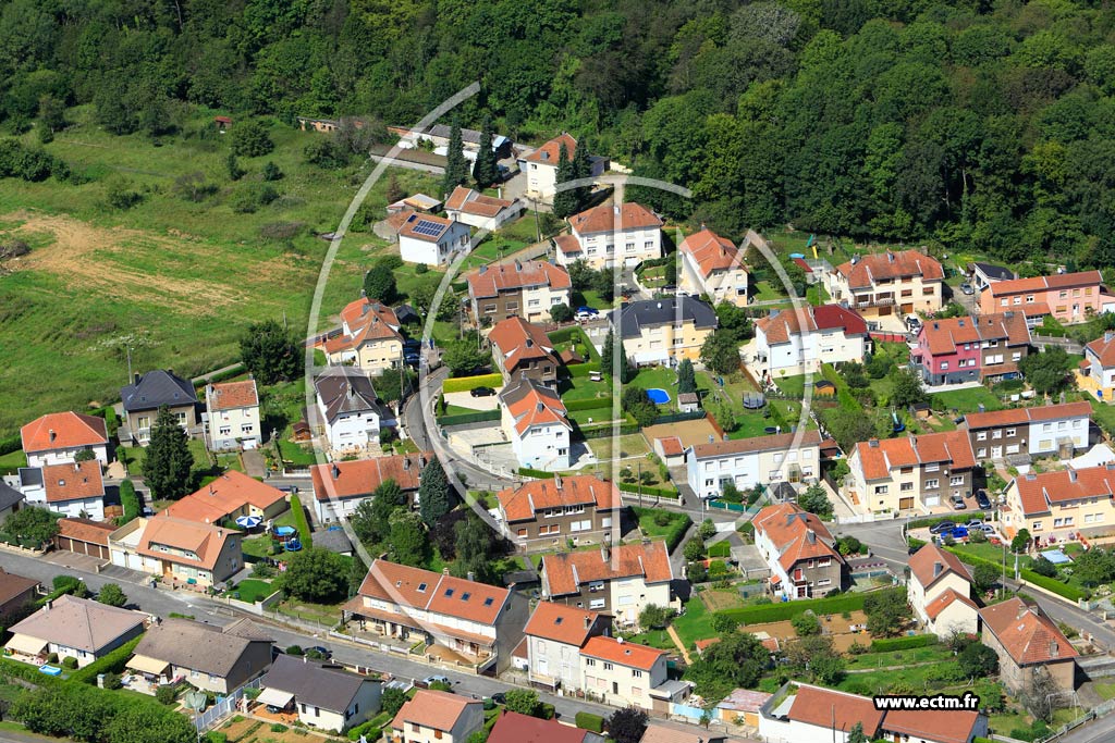 Photo arienne de Longwy (l'Esplanade)
