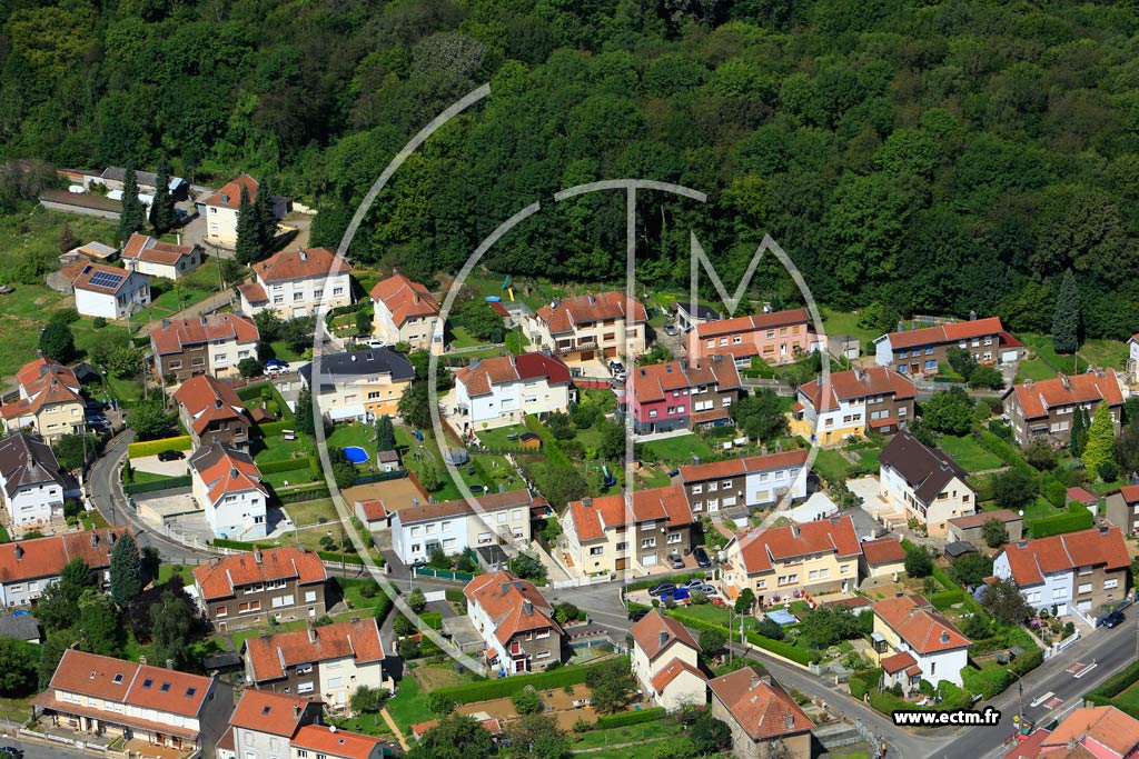 Photo arienne de Longwy (l'Esplanade)