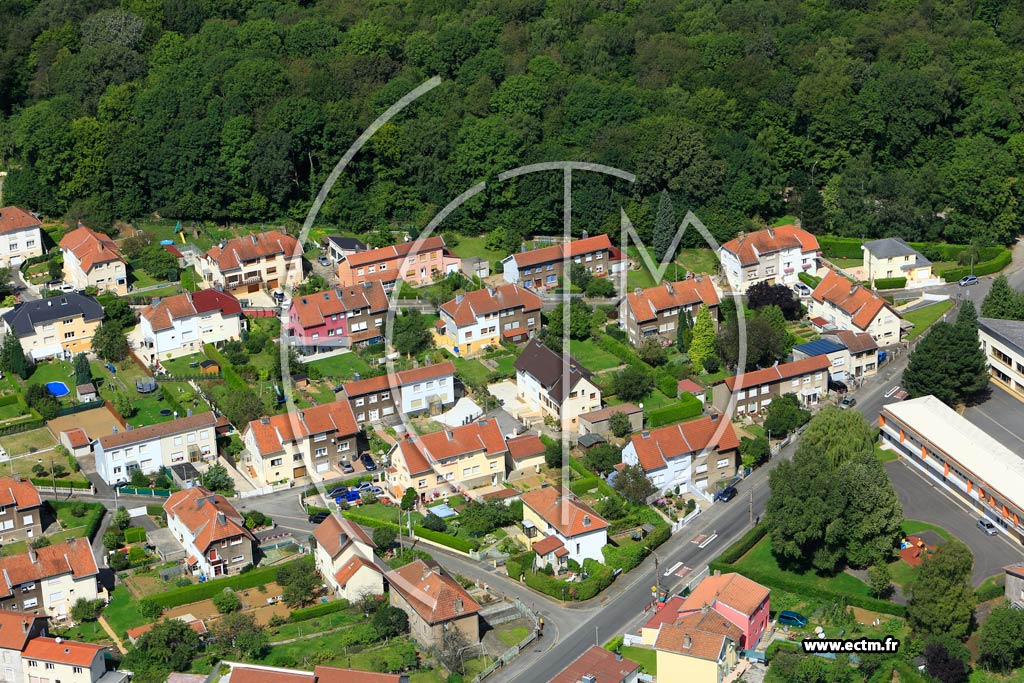 Photo arienne de Longwy (l'Esplanade)