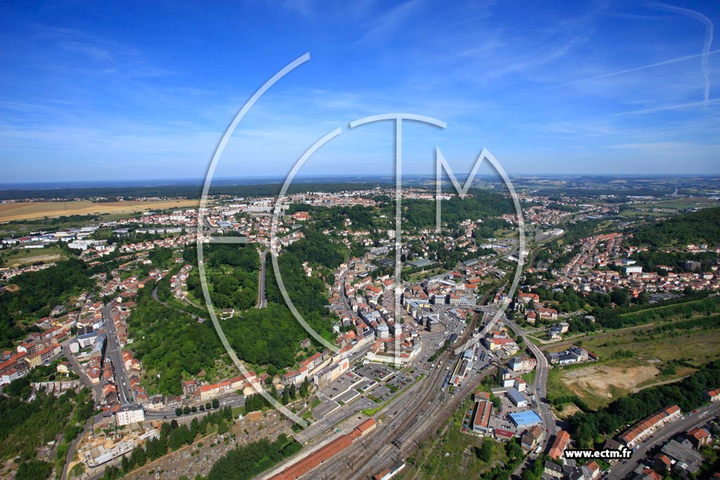 Photo arienne de Longwy (Longwy Bas)