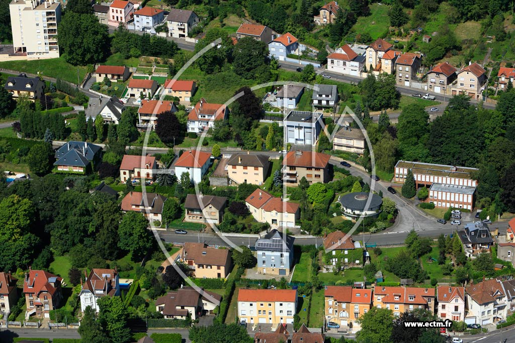 Photo arienne de Longwy (Longwy Bas)