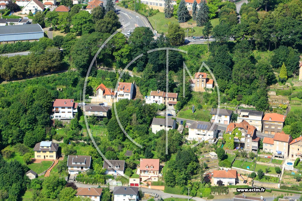Photo arienne de Longwy (Longwy Bas)