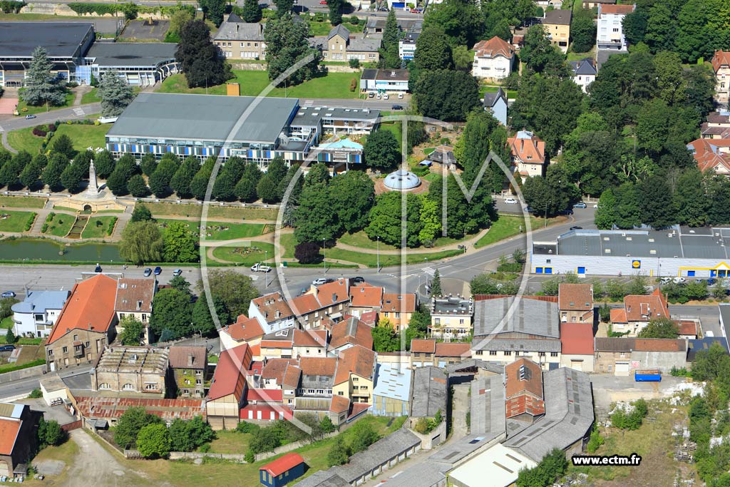 Photo arienne de Longwy (Longwy Bas)