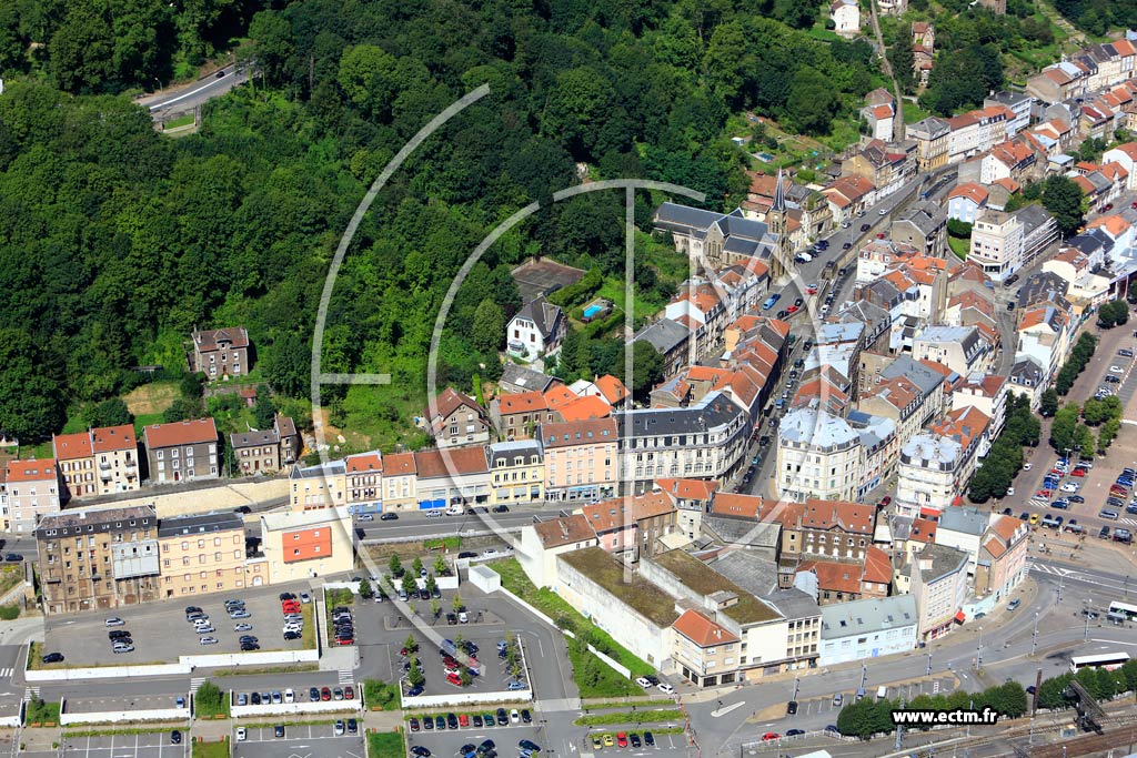 Photo arienne de Longwy (Longwy Bas)