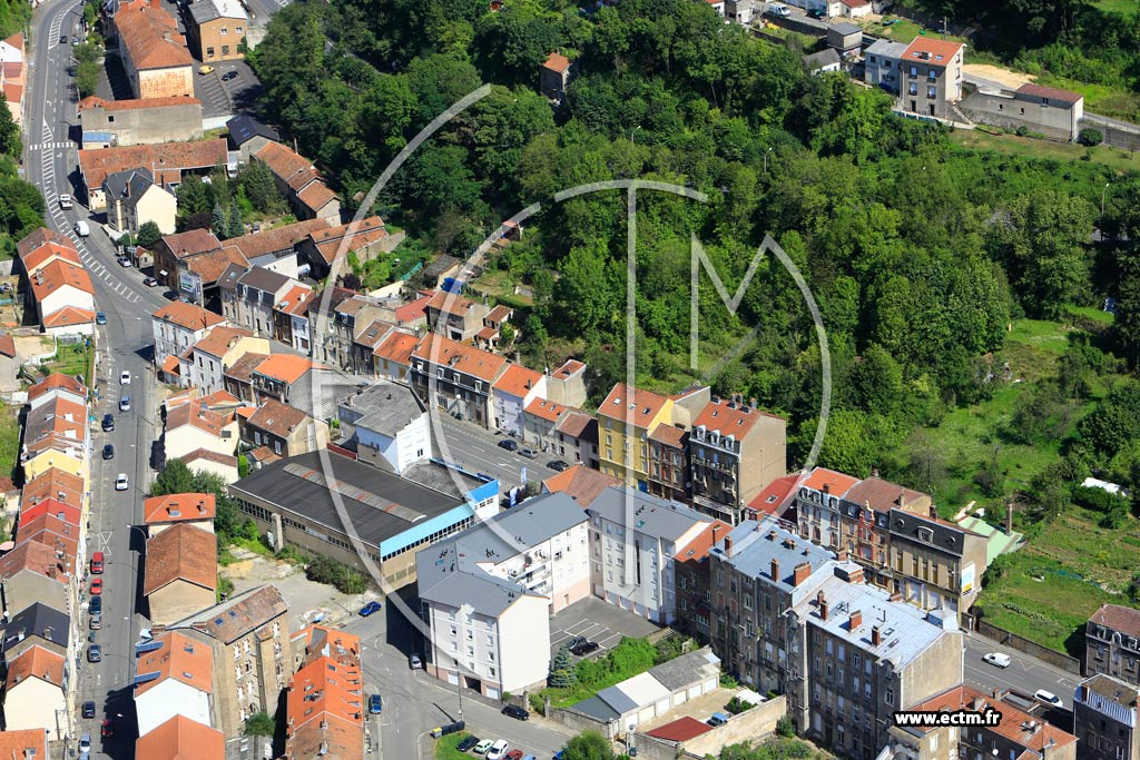 Photo arienne de Longwy (Longwy Bas)