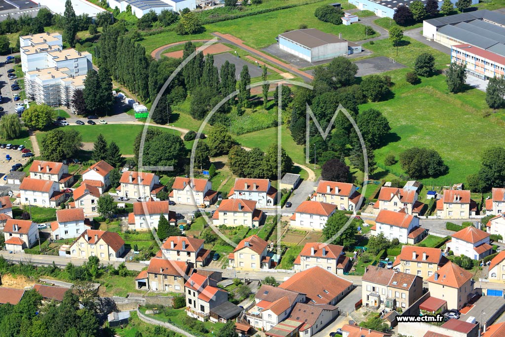 Photo arienne de Longwy (Longwy Bas)