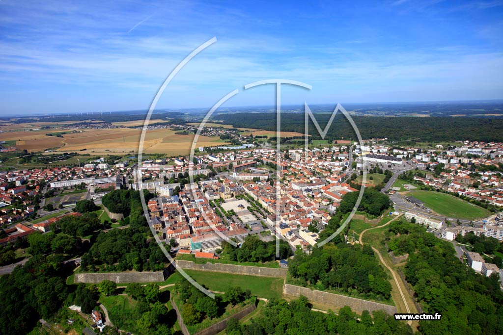 Photo arienne de Longwy (Longwy Haut)