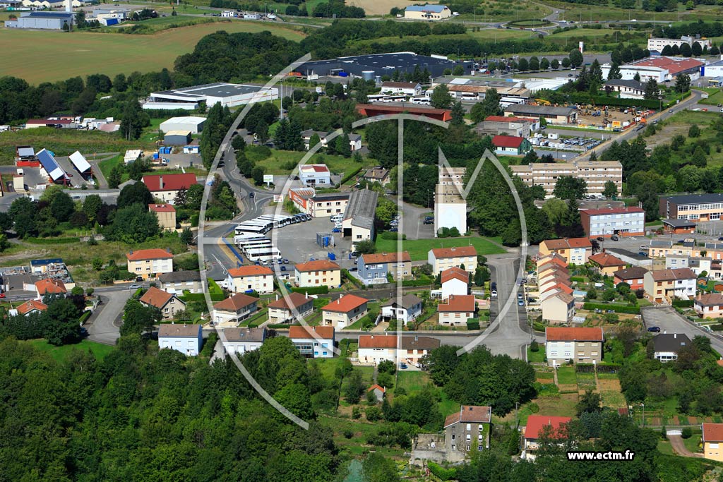 Photo arienne de Longwy (Longwy Haut)