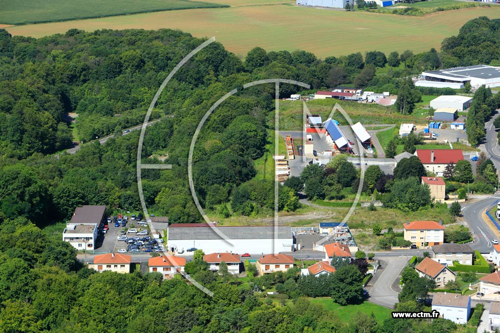 Photo arienne de Longwy (Longwy Haut)