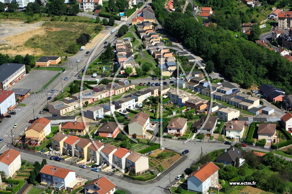 Photo arienne de Longwy (Longwy Haut)