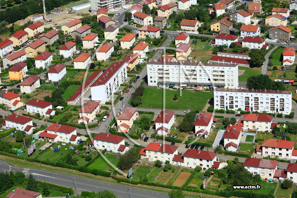 Photo arienne de Longwy (Longwy Haut)