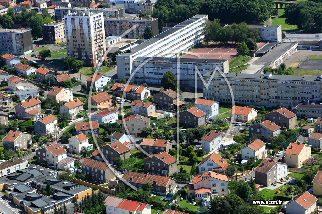 Photo arienne de Longwy (Longwy Haut)
