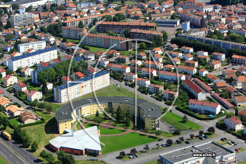 Photo arienne de Longwy (Longwy Haut)