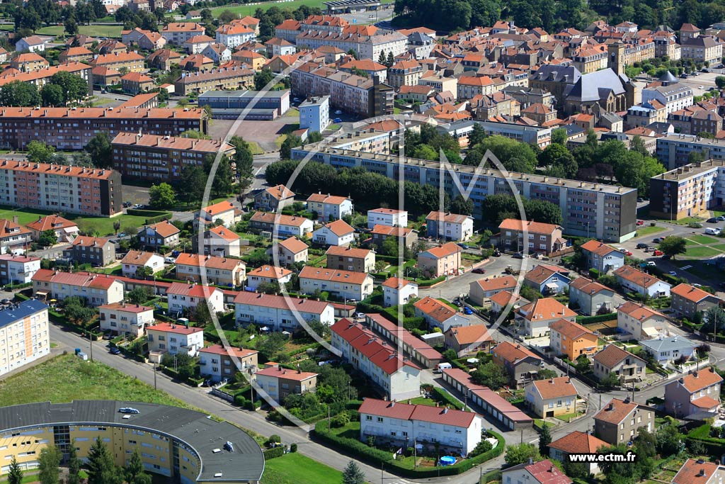 Photo arienne de Longwy (Longwy Haut)