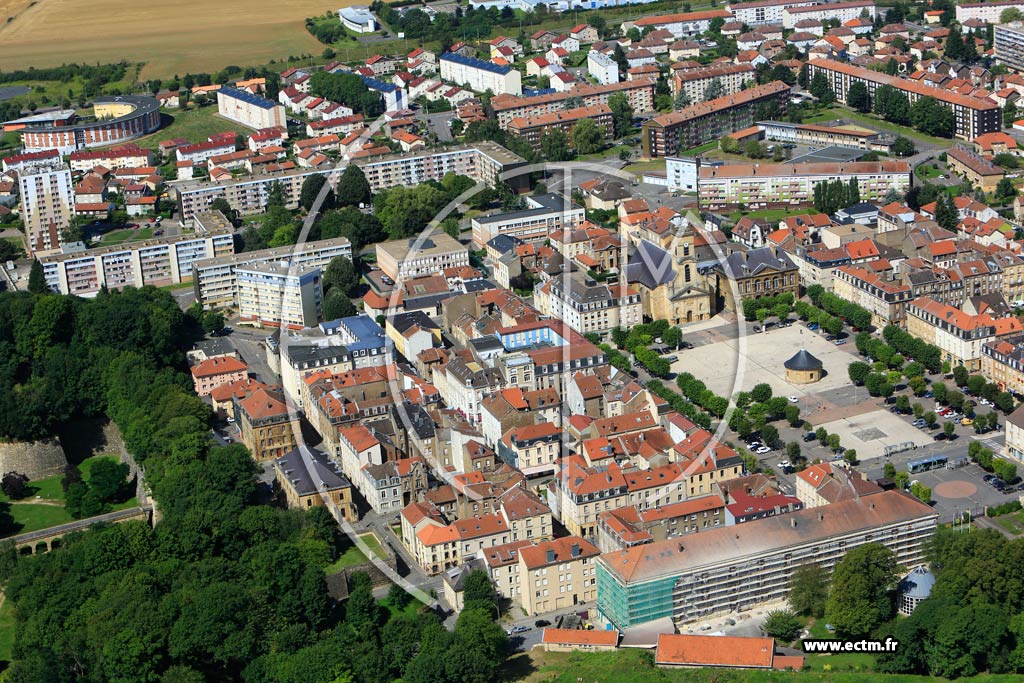 Photo arienne de Longwy (Longwy Haut)