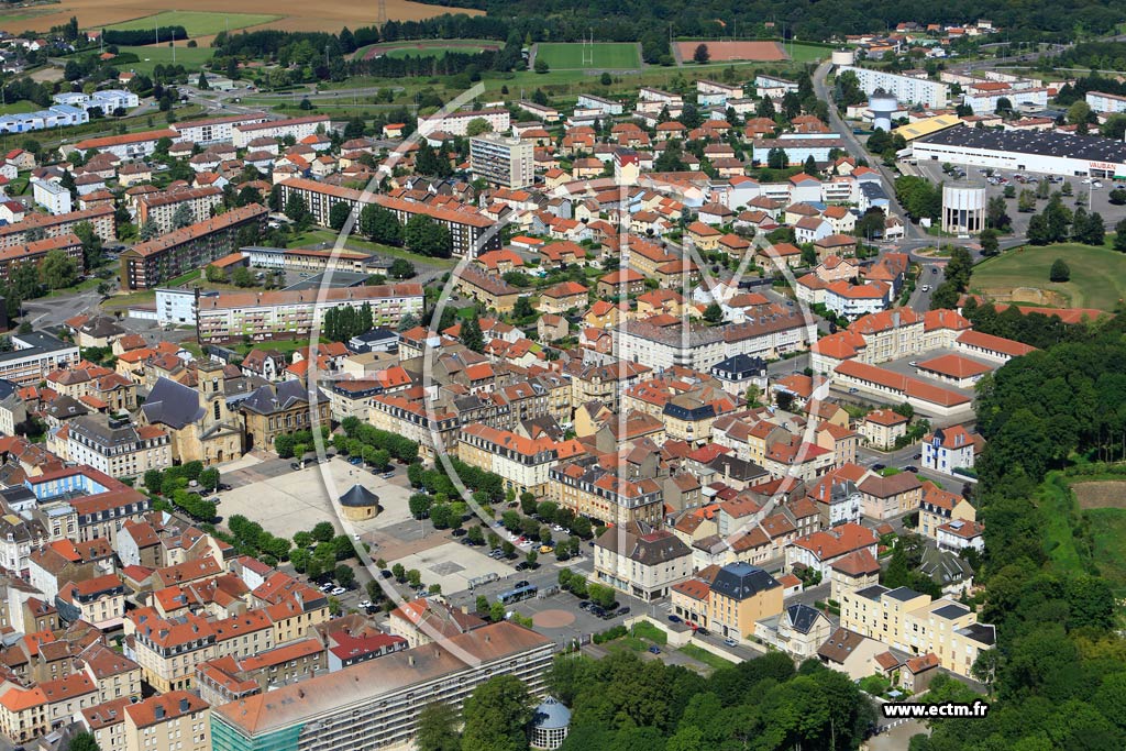 Photo arienne de Longwy (Longwy Haut)