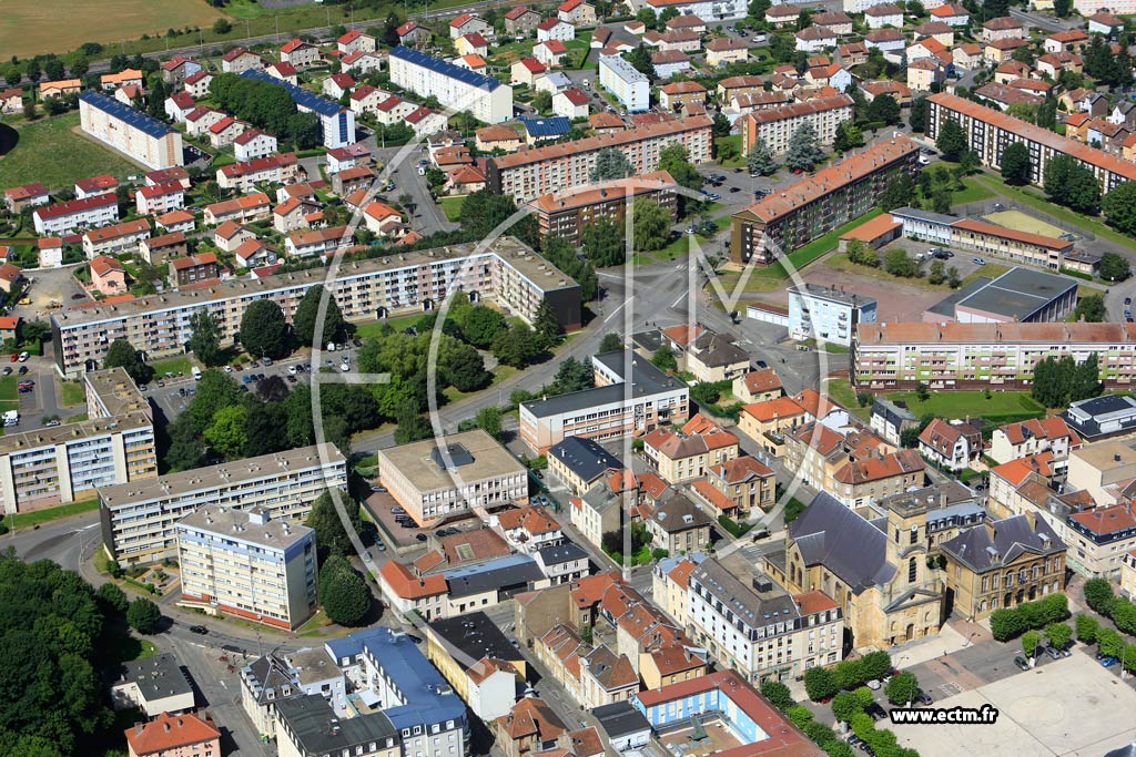 Photo arienne de Longwy (Longwy Haut)