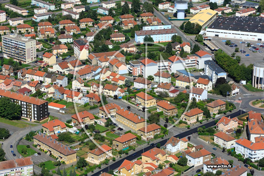 Photo arienne de Longwy (Longwy Haut)