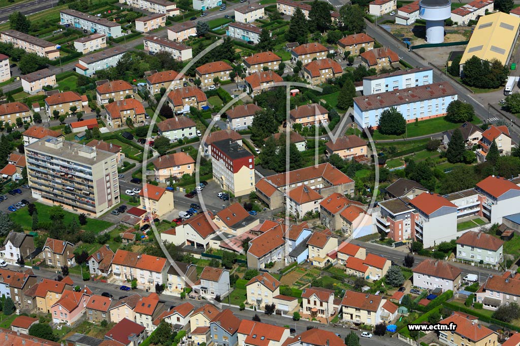 Photo arienne de Longwy (Longwy Haut)
