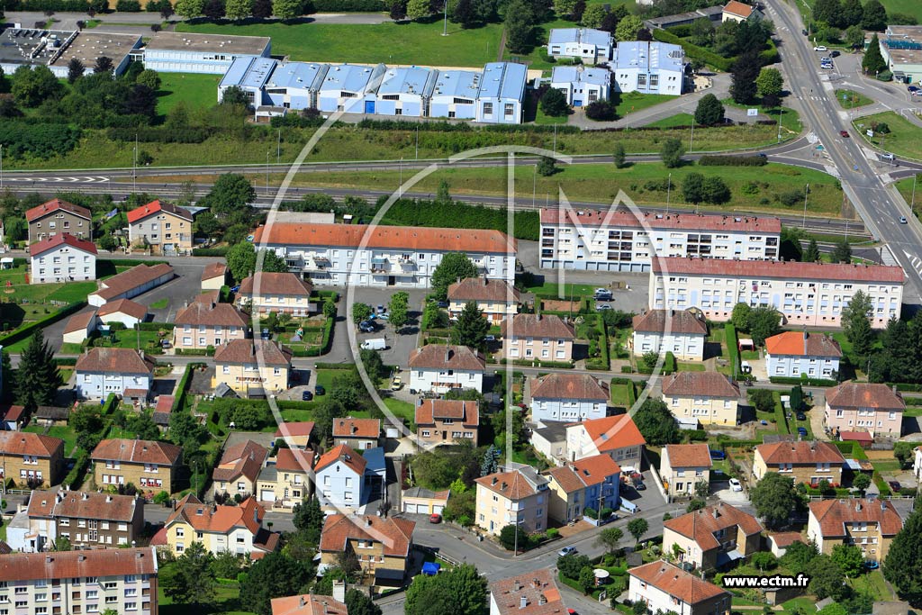 Photo arienne de Longwy (Longwy Haut)