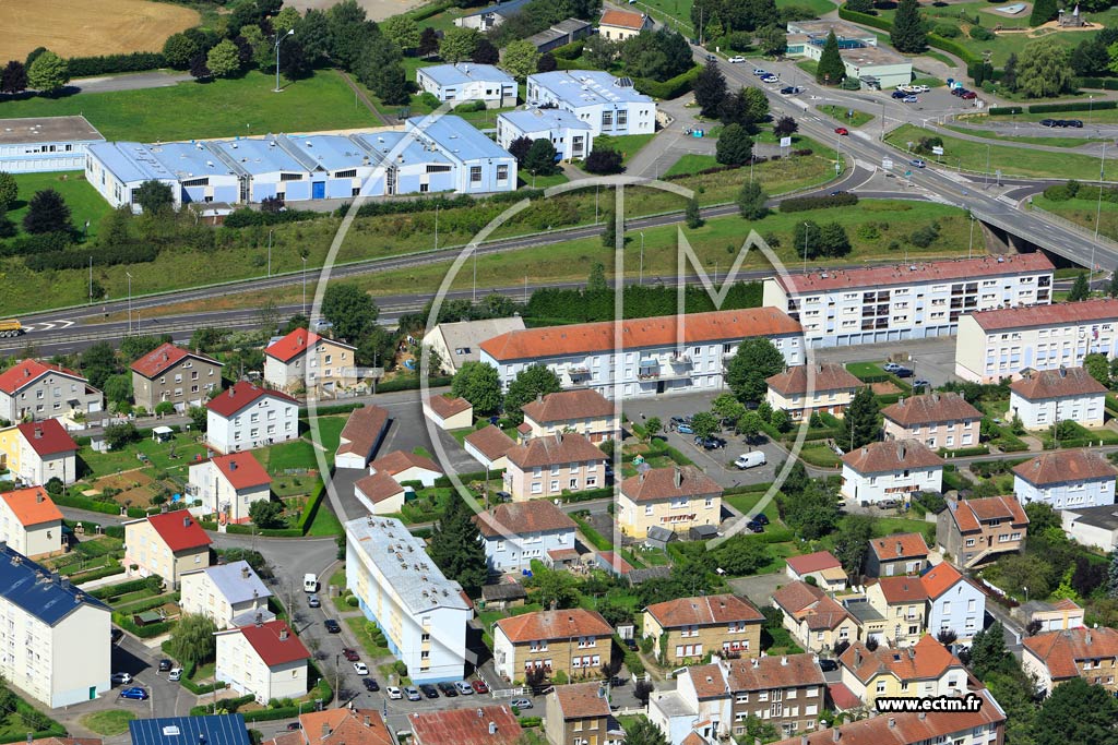 Photo arienne de Longwy (Longwy Haut)