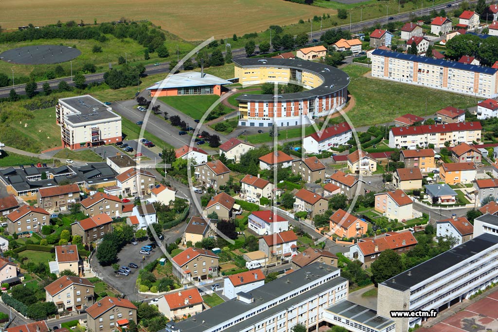 Photo arienne de Longwy (Longwy Haut)