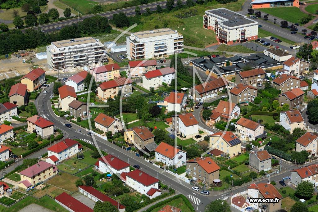Photo arienne de Longwy (Longwy Haut)