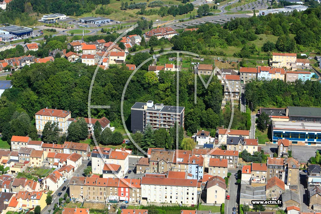 Photo arienne de Longwy (Saint-Louis)