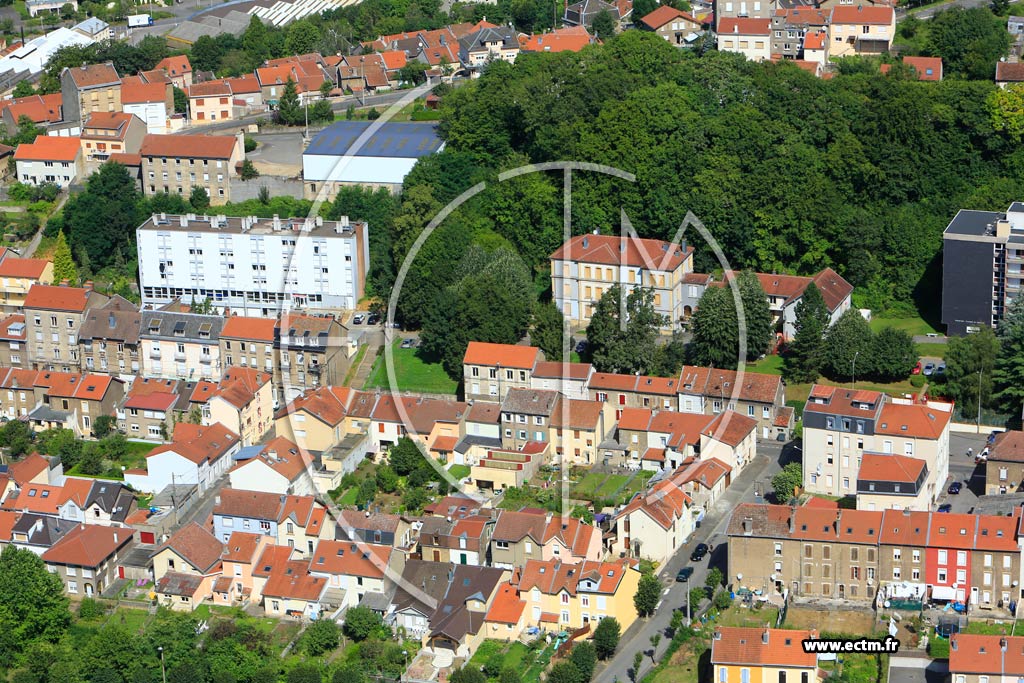 Photo arienne de Longwy (Saint-Louis)