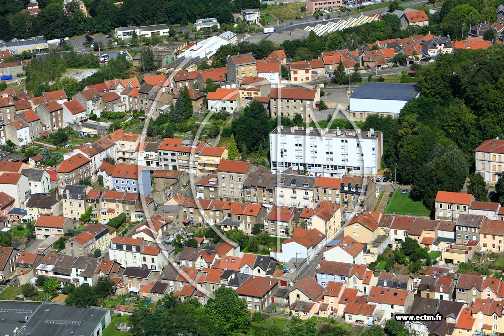 Photo arienne de Longwy (Saint-Louis)