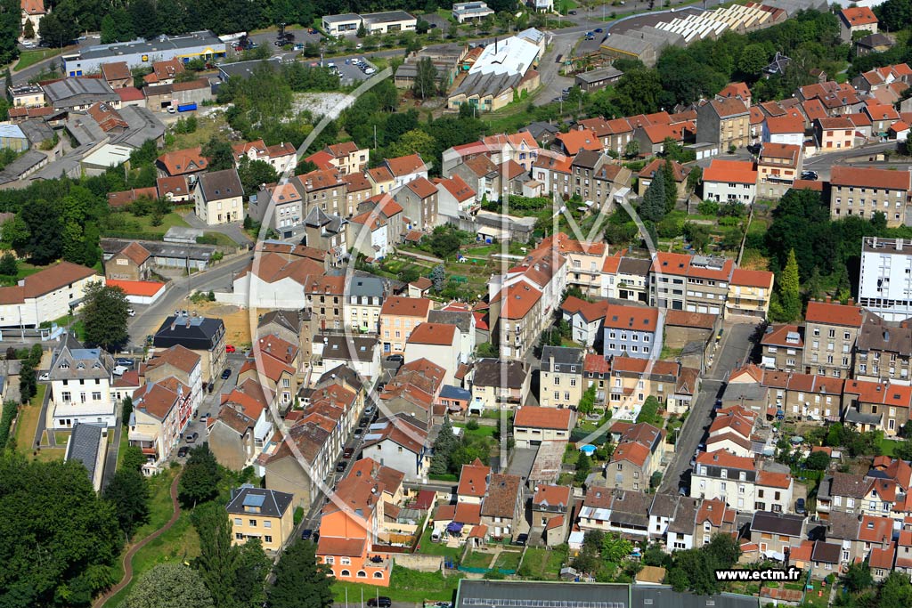 Photo arienne de Longwy (Saint-Louis)