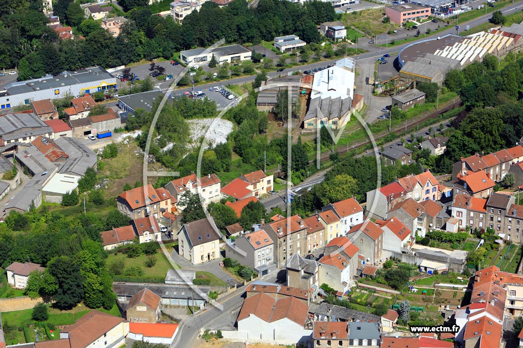 Photo arienne de Longwy (Saint-Louis)