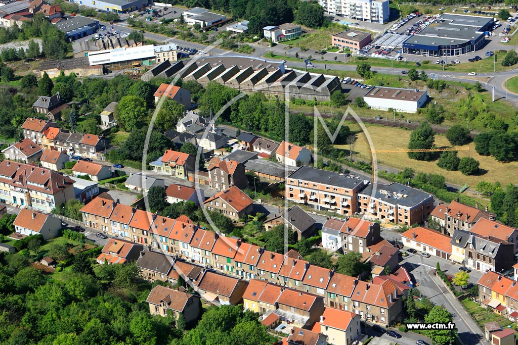 Photo arienne de Longwy (Saint-Louis)