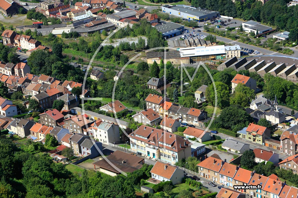 Photo arienne de Longwy (Saint-Louis)
