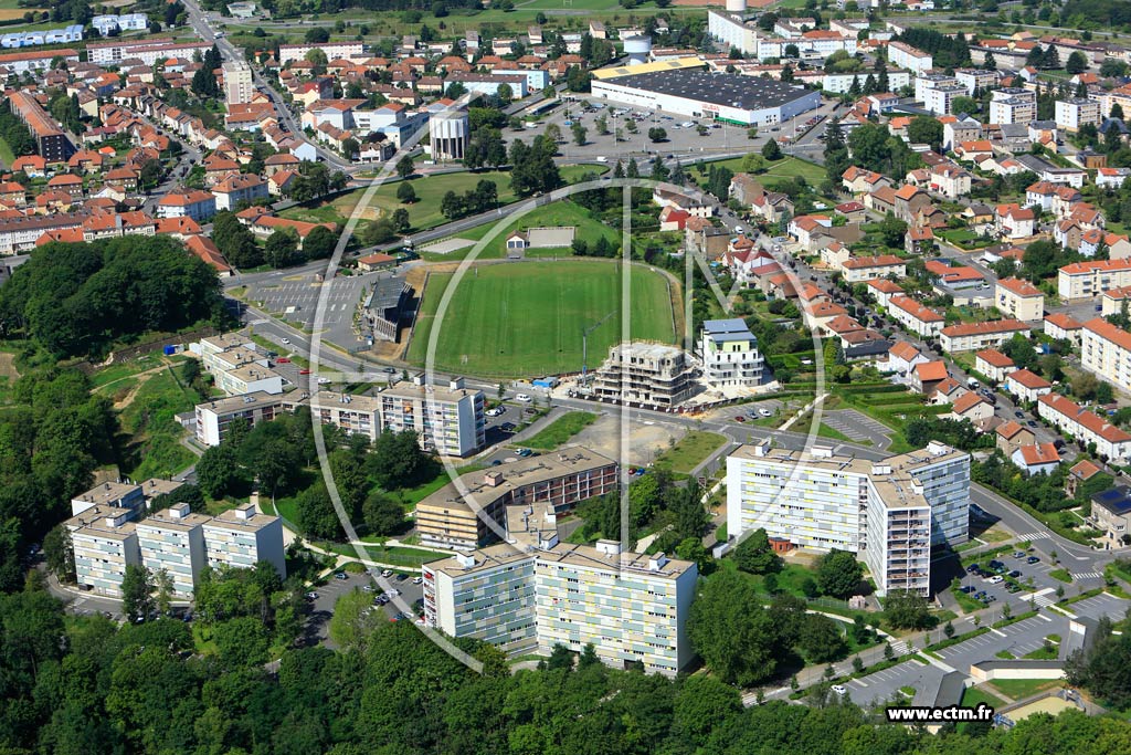 Photo arienne de Longwy (Tivoli)