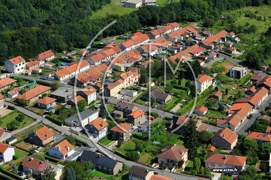 Photo arienne de Longwy (Tivoli)